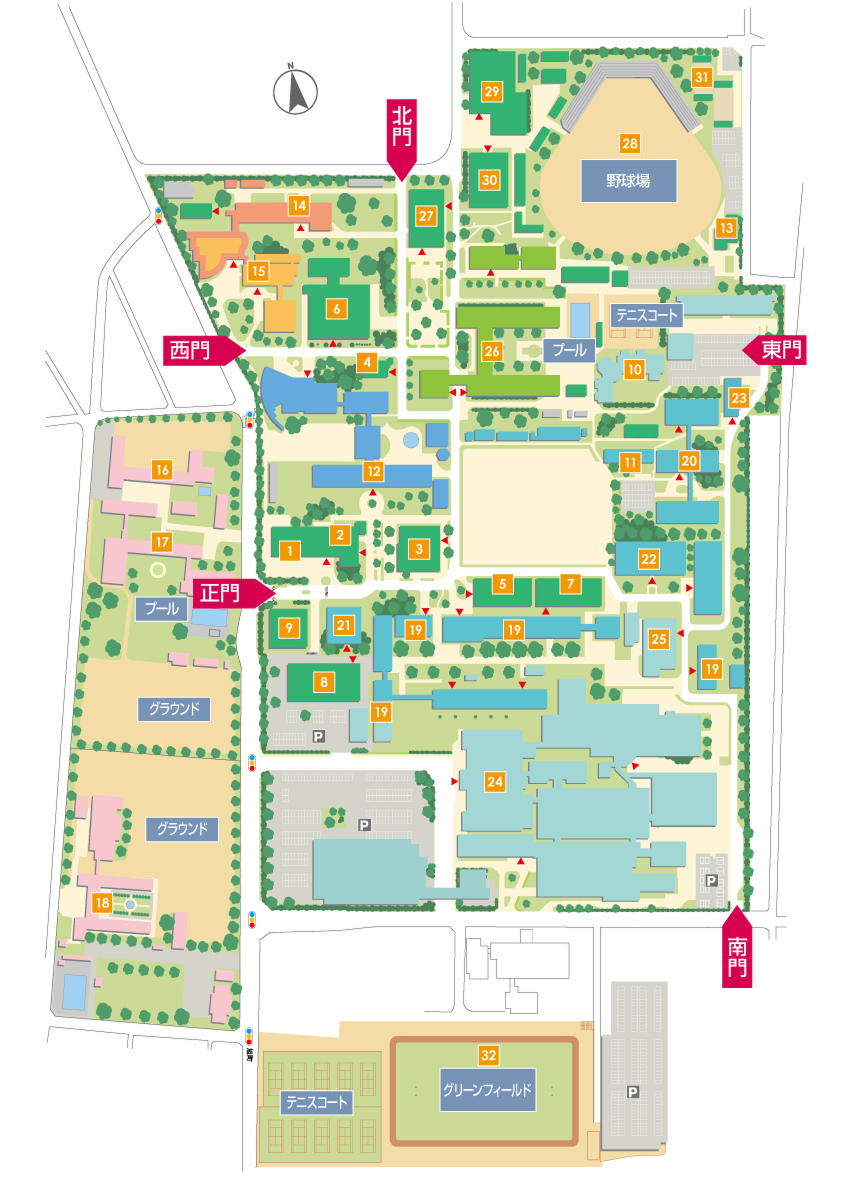 松本キャンパス地図